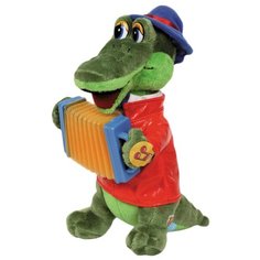 Мягкая игрушка Мульти-Пульти Крокодил Гена с аккордеоном 33 см