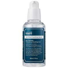 Klairs Rich Moist Soothing Serum Увлажняющая и успокаивающая сыворотка для лица, 80 мл