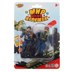 Набор фигурок Yako Мир micro игрушек Полиция M7598-3