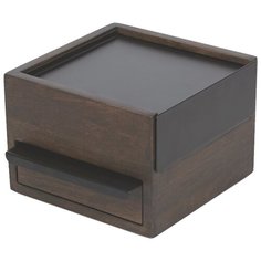 Umbra Шкатулка Stowit Mini чёрный/орех