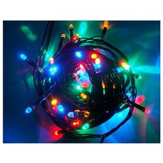 Гирлянда MOROZCO 590 см, 60 ламп, разноцветный/зеленый провод