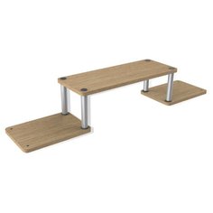 Полка Sheffilton Матрица 54 110х23 см , дуб беленый