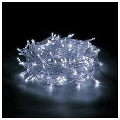 Гирлянда Vegas Бахрома световая постоянное свечение (300 х 60 см), 72 ламп, холодный белый/прозрачный провод