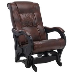 Кресло-качалка Комфорт Модель 78 Люкс размер: 71х95 см, обивка: искусственная кожа, цвет: венге/Antik сrocodile Komfort