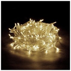 Гирлянда Vegas Бахрома световая постоянное свечение (300 х 60 см), 72 ламп, теплый белый/прозрачный провод