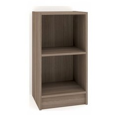 Стеллаж Баронс Лайн СТ.048.400-00 2 полки, материал: ЛДСП, ШxГxВ: 40х32х75.2 см, ясень шимо светлый