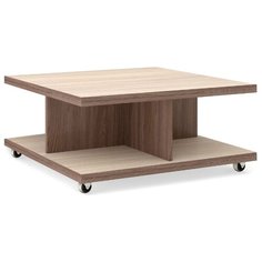 Столик журнальный Баронс Фортуна-3 СЖ.025.720-00, ДхШ: 72 х 72 см, ясень шимо светлый/ясень шимо темный