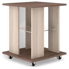 Столик журнальный Баронс Фортуна-4 СЖ.026.450-00, ДхШ: 45 х 45 см, ясень шимо светлый/ясень шимо темный