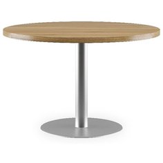 Стол для переговоров Pointex Zion, d: 120 см, орех