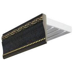 Карниз трехрядный Эскар Фиджи (320 см) венге