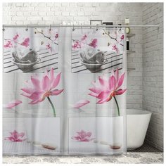 Штора для ванной Доляна Медитация 180x180 медитация