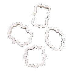 Форма для печенья Доляна Рамки 2941930, 4 шт.