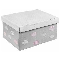 Коробка подарочная Дарите счастье Для воспоминаний 31,2 х 16,1 х 25,6 см серый