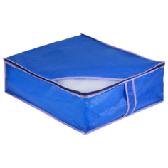 Доляна Кофр для хранения одеял, подушек и пледов 50 х 58 х 19 см цветы