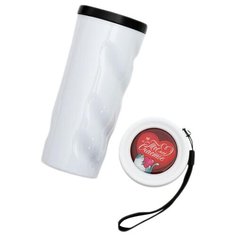 Термокружка Командор Ты мое счастье (0.35 л) белый