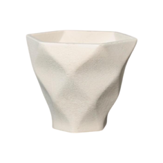 Кашпо Дарите счастье Фантазия 15 х 14 см белый