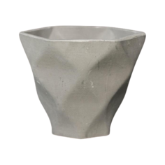 Кашпо Дарите счастье Фантазия 15 х 14 см серый