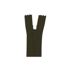 YKK Молния витая неразъемная 0561179/12, 12 см, темный хаки/темный хаки