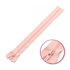 YKK Молния витая неразъемная 0561179/12, 12 см, жемчужно-розовый/жемчужно-розовый