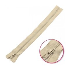 YKK Молния витая неразъемная 0561179/12, 12 см, светло-серый/светло-серый