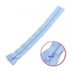 YKK Молния витая неразъемная 0561179/12, 12 см, пастельно-голубой/пастельно-голубой