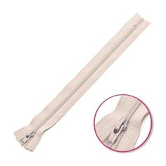 YKK Молния витая неразъемная 0561179/16, 16 см, 154 серебристо-серый/серебристо-серый