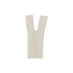 YKK Молния витая неразъемная 0561179/16, 16 см, 841 грязно-белый/грязно-белый