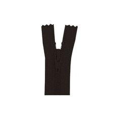 YKK Молния витая неразъемная 0561179/12, 12 см, 916 темно-коричневый/темно-коричневый