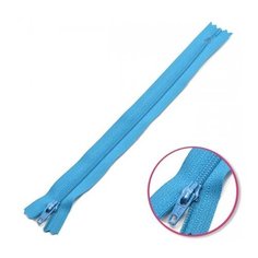 YKK Молния витая неразъемная 0561179/12, 12 см, бирюза/бирюза