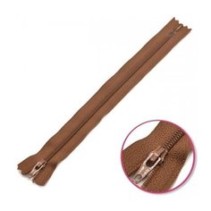 YKK Молния витая неразъемная 0561179/12, 12 см, табак/табак