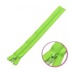 YKK Молния витая неразъемная 0561179/16, 16 см, 536 салатовый/салатовый