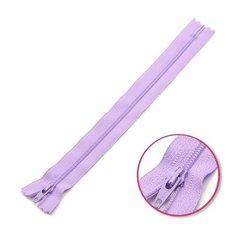 YKK Молния витая неразъемная 0561179/16, 16 см, пастельно-сиреневый/пастельно-сиреневый