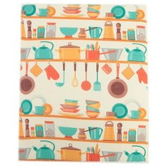 Коврик для посуды Доляна Кухня 3092751 38х51 см