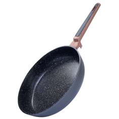 Сковорода Fissman Diamond grey 4303 28 см, черный/коричневый
