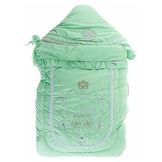 Конверт-одеяло Золотой Гусь меховой Бэби Элит 76 см зелeный