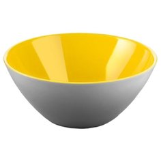 Guzzini Салатник My Fusion 20 см желтый/серый