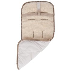 Матрас для прогулочной коляски Mammie Двухсторонний шерсть/ эко замша экрю