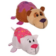 Мягкая игрушка 1 TOY Вывернушка Ням-Ням Панда-Кошечка с ароматом 12 см