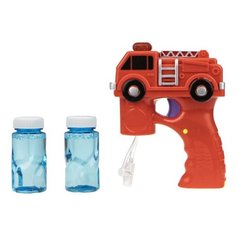 Пистолет для пускания мыльных пузырей 1 TOY Мы-шарики! Пожарная машина, 118 мл Т17278 красный/голубой