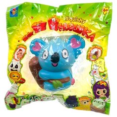 Игрушка-мялка 1 TOY Панда Т15851 голубой