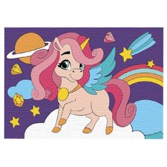 Школа талантов Картина по номерам "Волшебство единорога" 20х30 см (4798420)