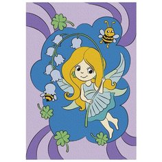 Школа талантов Картина по номерам "Фея с ландышем" 21х15 см (4583516)