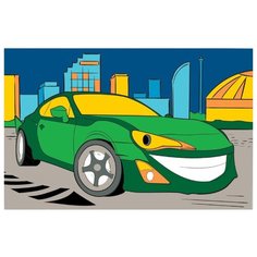 Школа талантов Картина по номерам "Крутой автомобиль" 20х30 см (4798423)