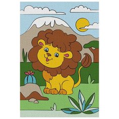 Школа талантов Картина по номерам "Лев в пустыне" 20х30 см (4583518)