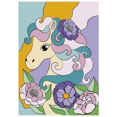 Школа талантов Картина по номерам "Волшебная пони" 21х15 см (4583514)