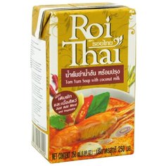 Roi Thai Основа для супа Том Ям с кокосовым молоком, 250 мл