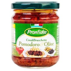 Соус Prontidee Паста для брускетты с сушеными томатами и оливками 180 г