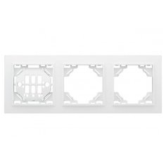 Рамка 3п EKF ERM-G-303-10, белый
