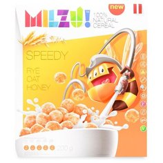 Готовый завтрак MILZU! Шарики злаковые с медом, коробка, 200 г