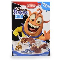 Готовый завтрак Cuetara Подушечки с воздушным рисом и шоколадом, коробка, 450 г